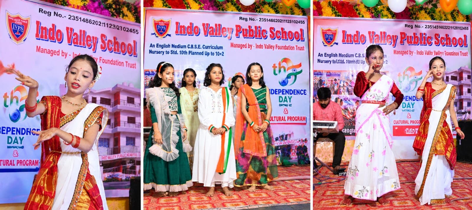 Students performing at the school's annual function