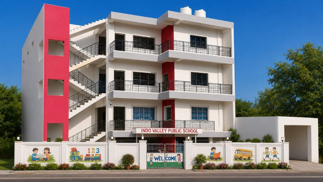 Indo Valley Public School campus building